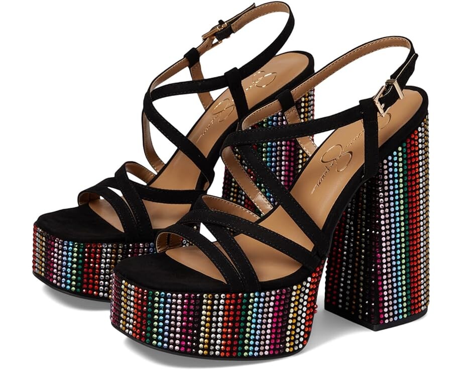 Туфли Jessica Simpson Salih 2, цвет Black/Rainbow