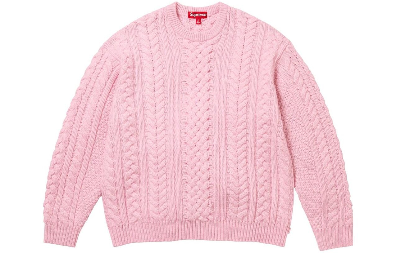 

Коллекция осень/зима FW23 свитер унисекс Supreme, темно-синий