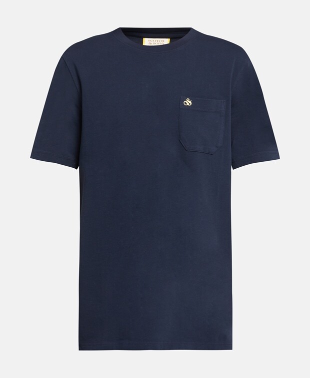 

Футболка органик Scotch & Soda, темно-синий