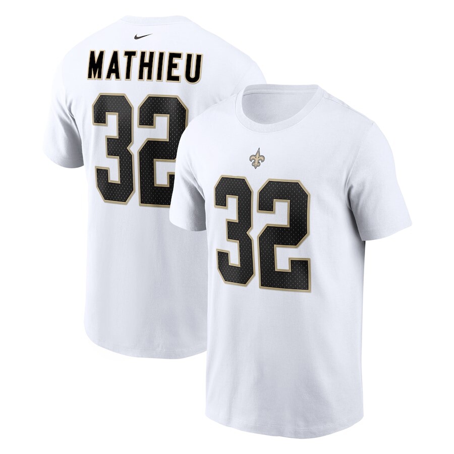 

Футболка с именем и номером Nike New Orleans Saints, белый