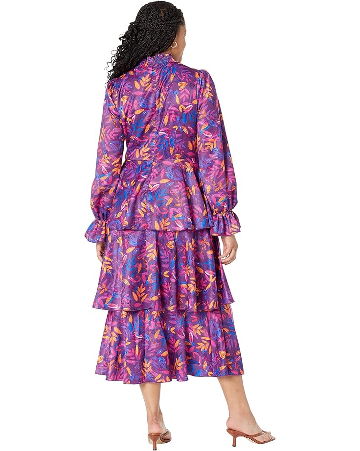 Платье LITTLE MISTRESS Marina Dress, цвет Purple Leaf Print платье little mistress malorie dress цвет red floral print