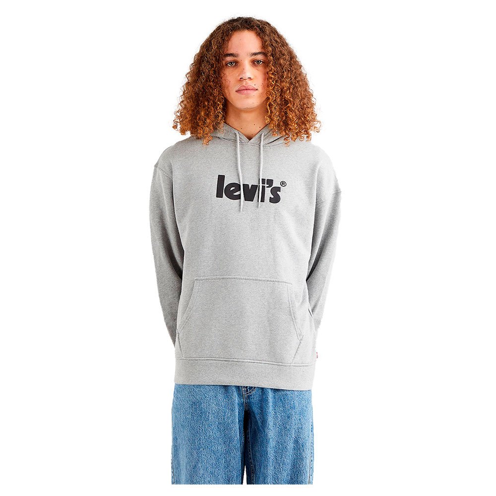 худи levi´s t2 relaxed graphic зеленый Худи Levi´s T2 Relaxed Graphic, серый