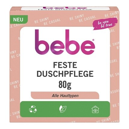 

Bebe Освежающий твердый уход для душа 80г