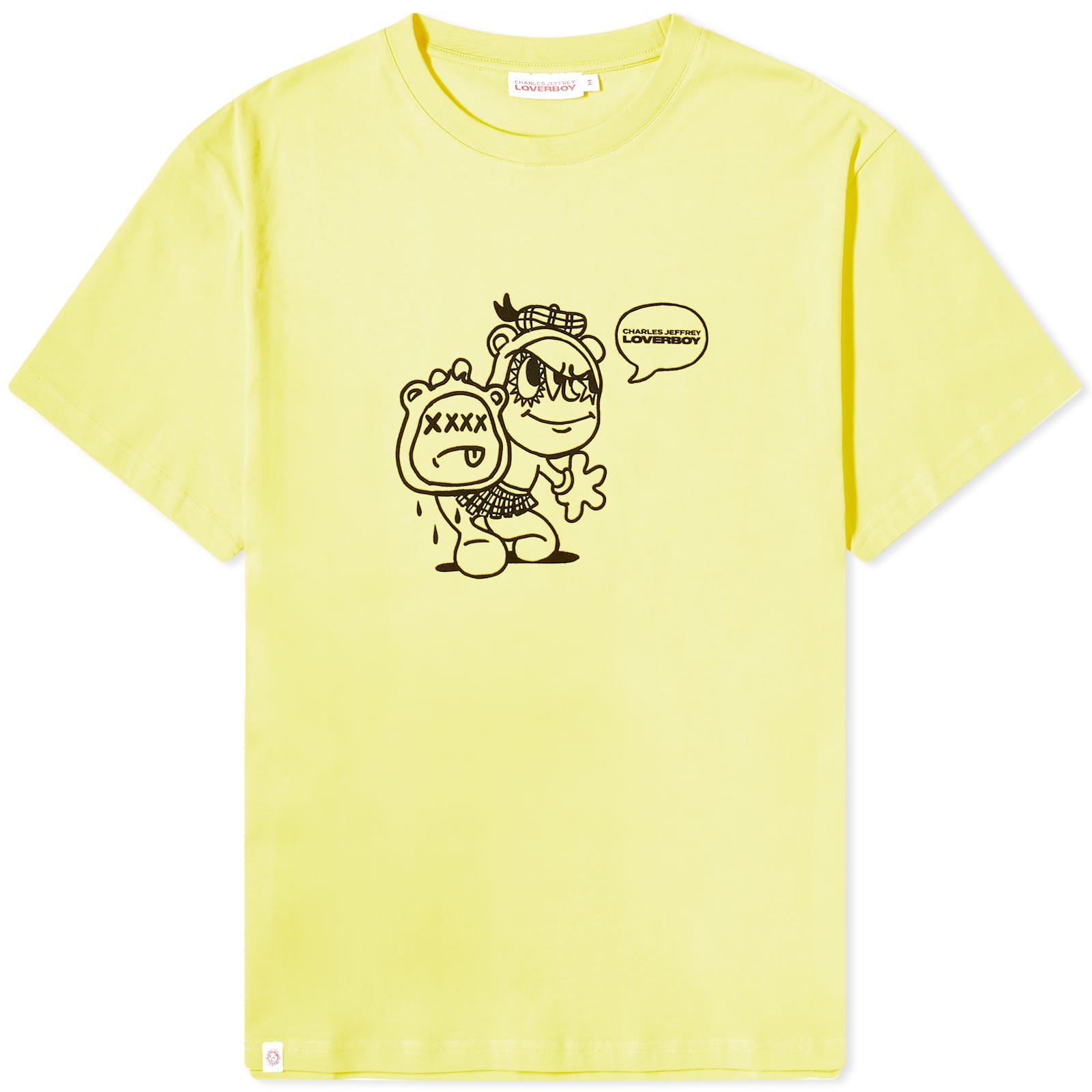 мужская футболка с коротким рукавом parks project yosemite в стиле 90 х годов Футболка Charles Jeffrey 90S Short Sleeve, желтый