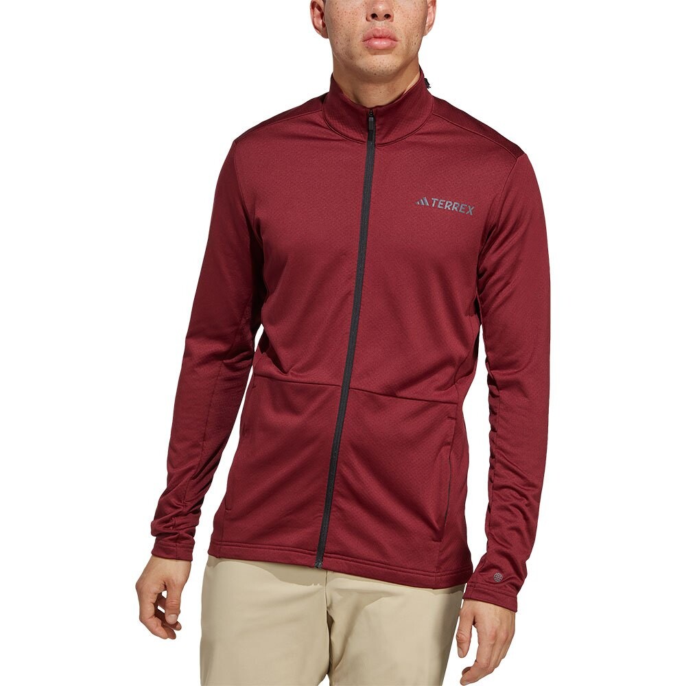 

Толстовка adidas Mt Fleece Full Zip, красный