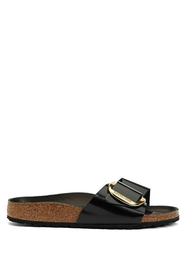 

Женские тапочки Madrid с большой пряжкой Birkenstock, черный