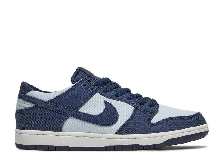 

Кроссовки Nike ZOOM DUNK LOW PRO SB 'BINARY BLUE', синий