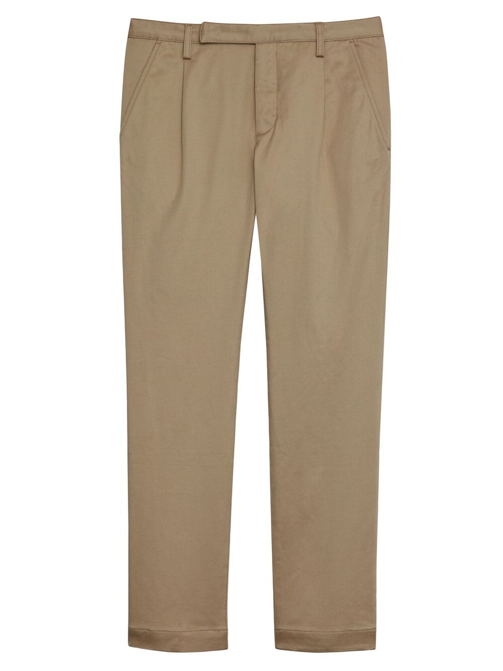 

Классические брюки чинос из хлопкового твила Raw Beige Saint Laurent, бежевый