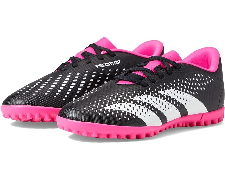 

Кроссовки Adidas Predator Accuracy.4 Turf Flexible Ground Soccer, цвет Black/White/Team Shock Pink