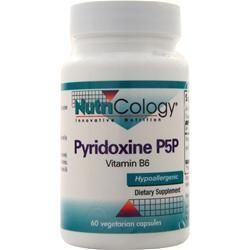 цена Nutricology Пиридоксин P5P (витамин B6) 60 вег капсул