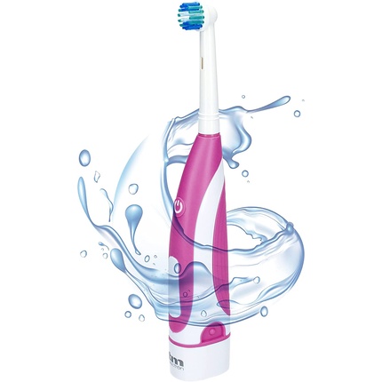 Электрическая зубная щетка Easy Clean на батарейках, розовая, Tm Electron