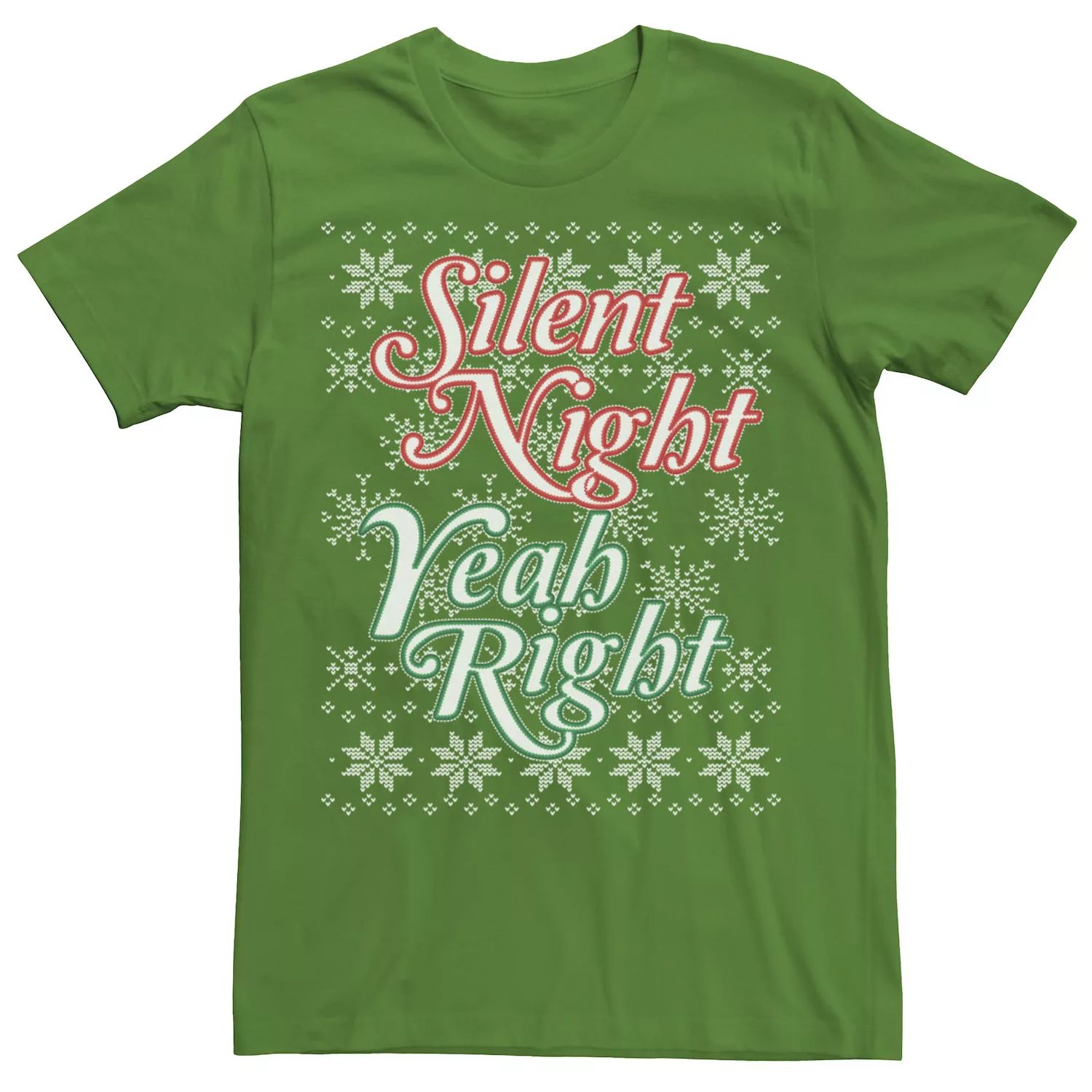 Мужская трикотажная футболка Silent Night Yeah Right Licensed Character yeah right nyc футболка