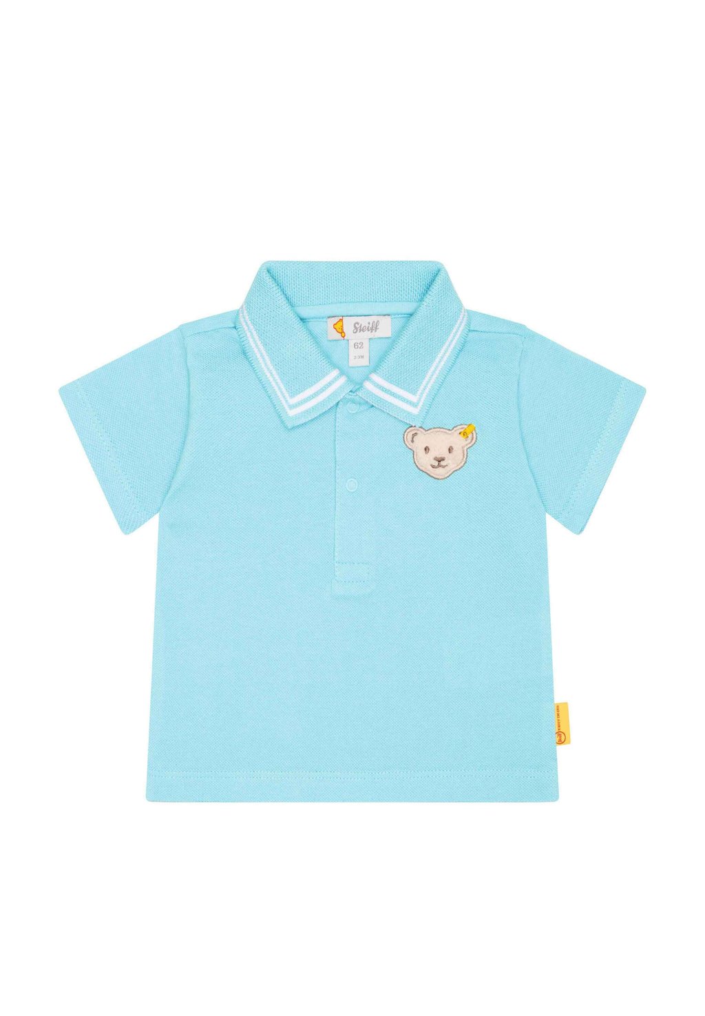 Рубашка поло KURZARM CLASSIC Steiff, цвет blue topaz футболка с принтом kurzarm happy hippo steiff цвет blue topaz