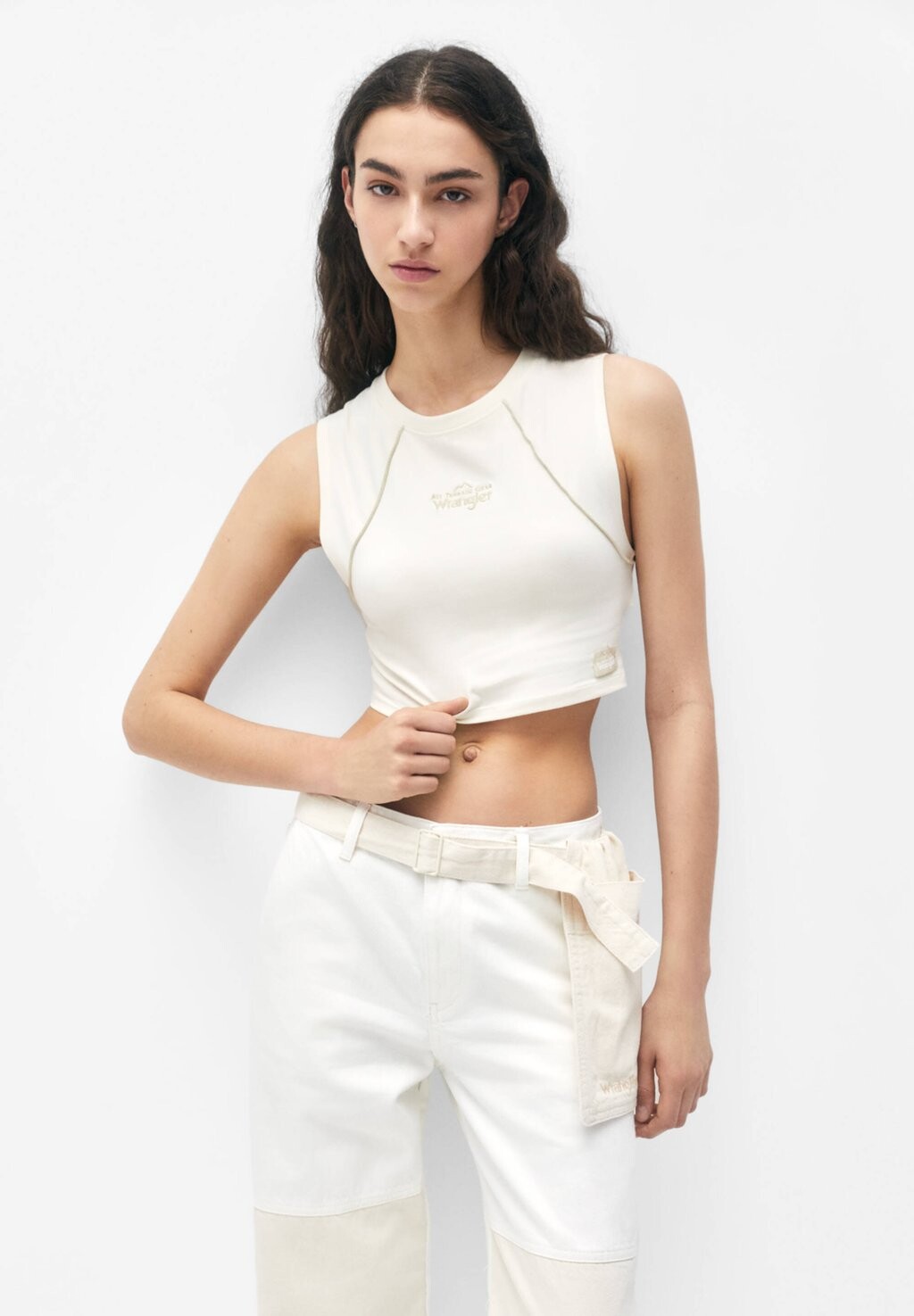 

Топ PULL&BEAR, бежевый
