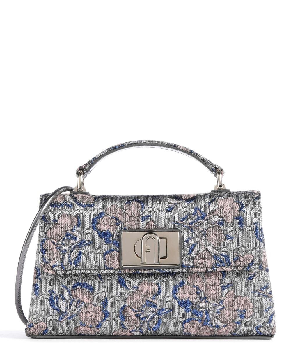 

Мини-сумка через плечо, текстильная Furla, мультиколор