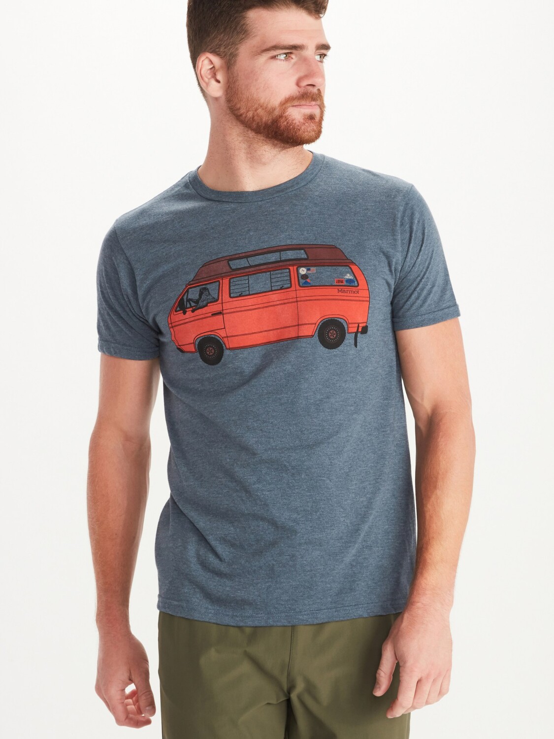 

Футболка Van Life — мужская Marmot, синий