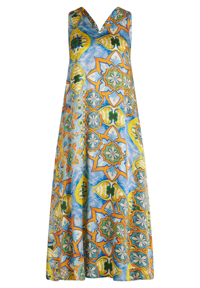 Летнее платье Vera Mont, мультиколор летнее платье vera mont синий