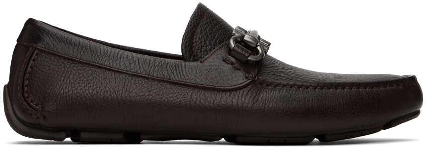 

Коричневые лоферы Gancini Ferragamo