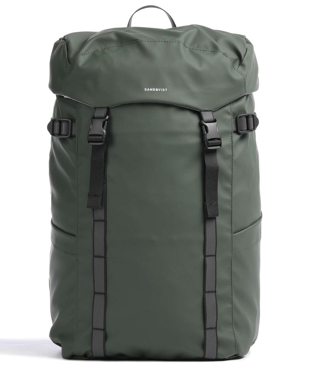 Рюкзак Stream Jonatan 15 дюймов из переработанного полиэстера Sandqvist, зеленый рюкзак sandqvist jonatan серый размер one size