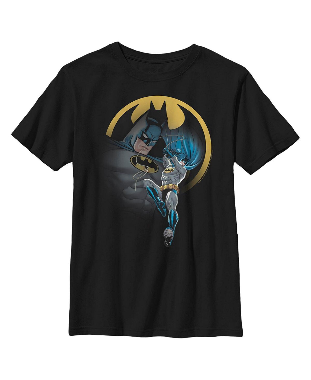 

Детская футболка с портретом Бэтмена и летучей мышью для мальчиков DC Comics
