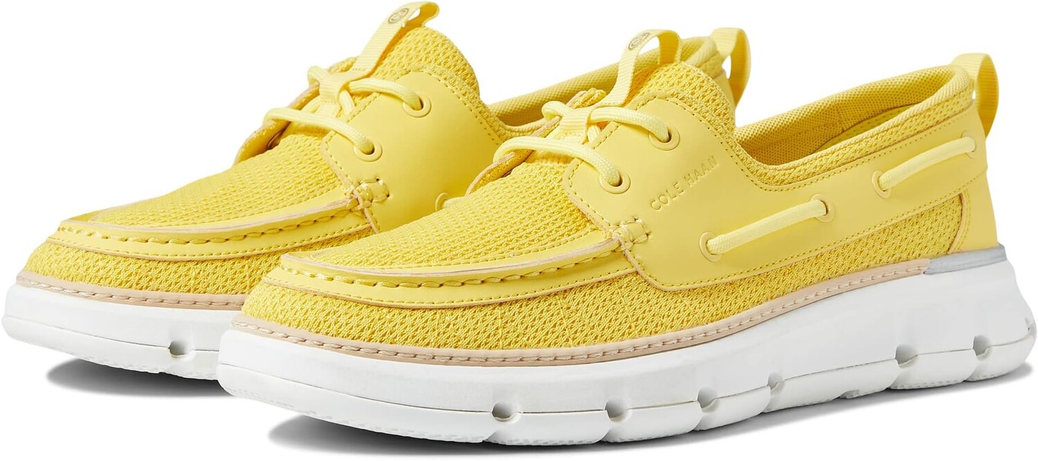 

Топсайдеры 4.Zerogrand Regatta Cole Haan, цвет Lemon Drop/Grey/Optic White