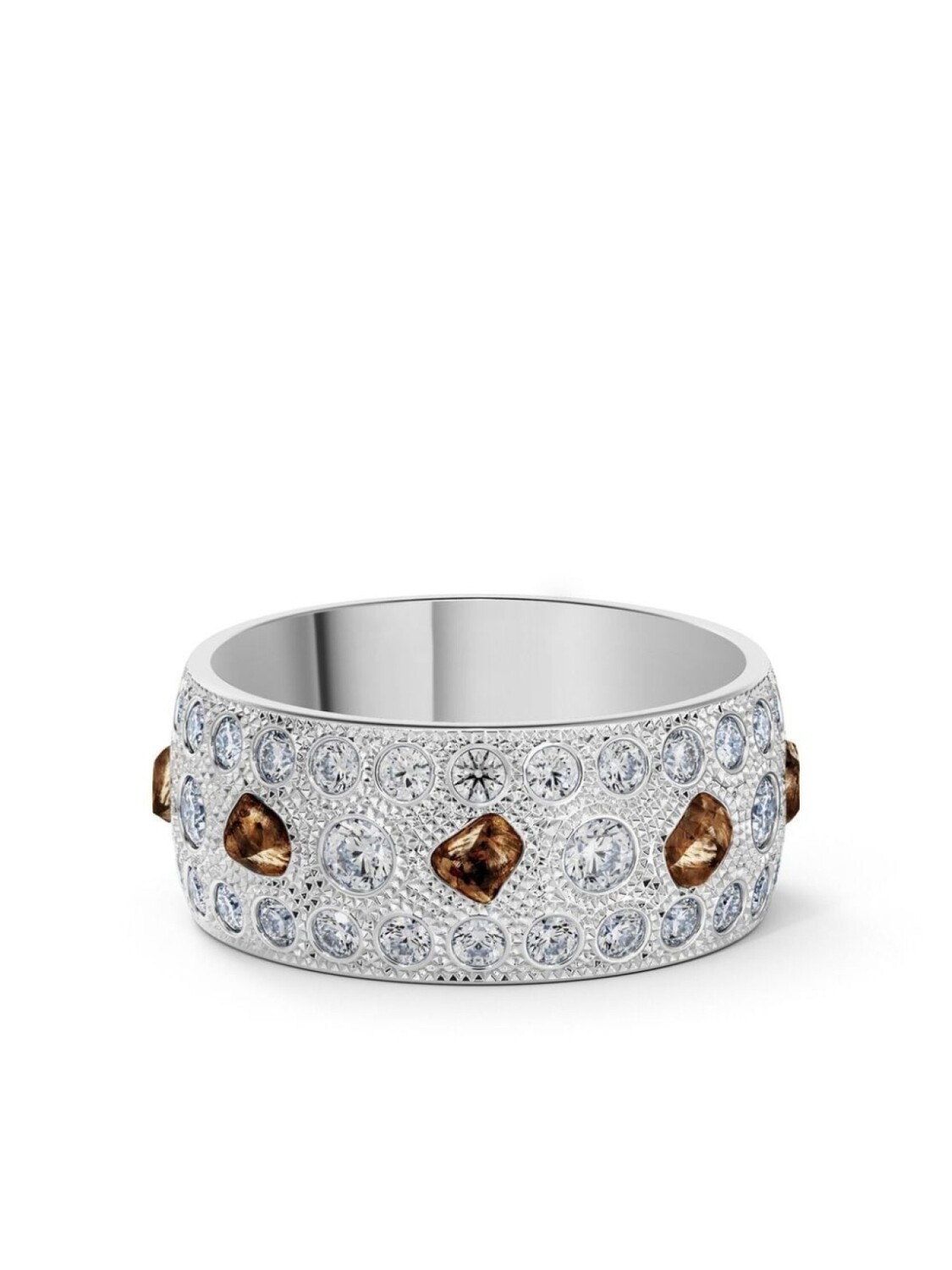 

Кольцо Talisman из белого золота De Beers Jewellers, серебряный