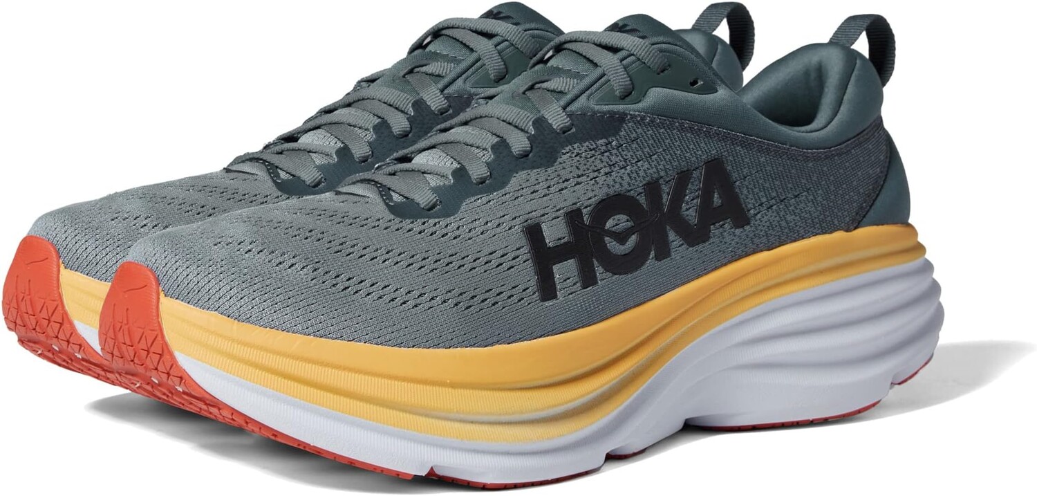 

Кроссовки Bondi 8 Hoka, цвет Goblin Blue/Mountain Spring