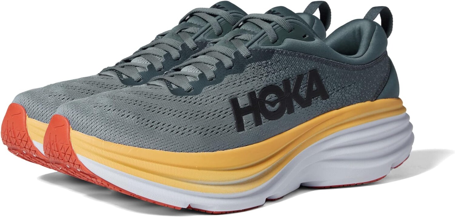 Кроссовки Bondi 8 Hoka, цвет Goblin Blue/Mountain Spring