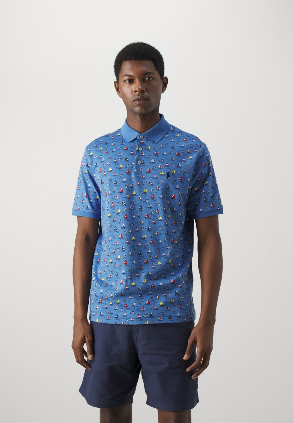 

Рубашка-поло SHORT SLEEVE Polo Ralph Lauren, цвет blue
