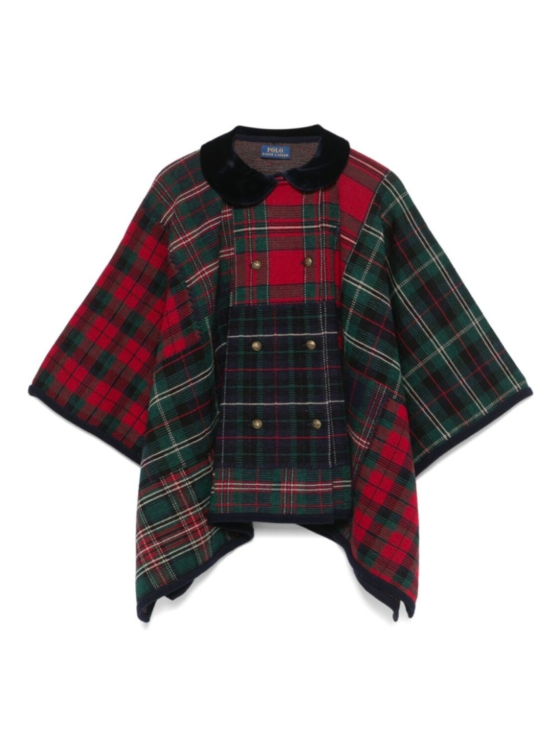 

POLO RALPH LAUREN KIDS накидка в клетку тартан, синий