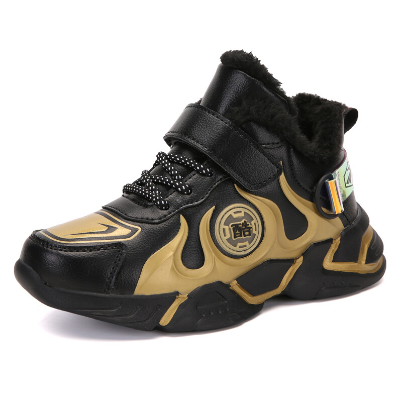 

Кроссовки для детей "Дети" Kinddog, цвет Black/Gold