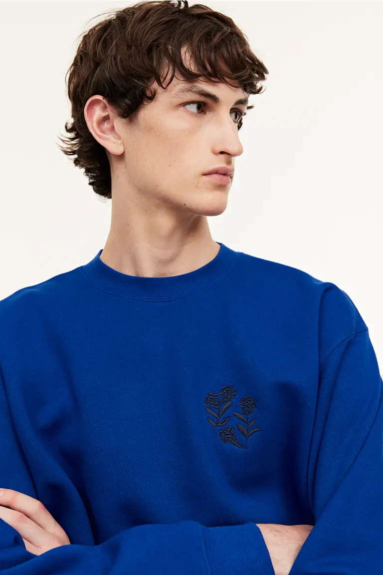

Толстовка оверсайз H&M, синий