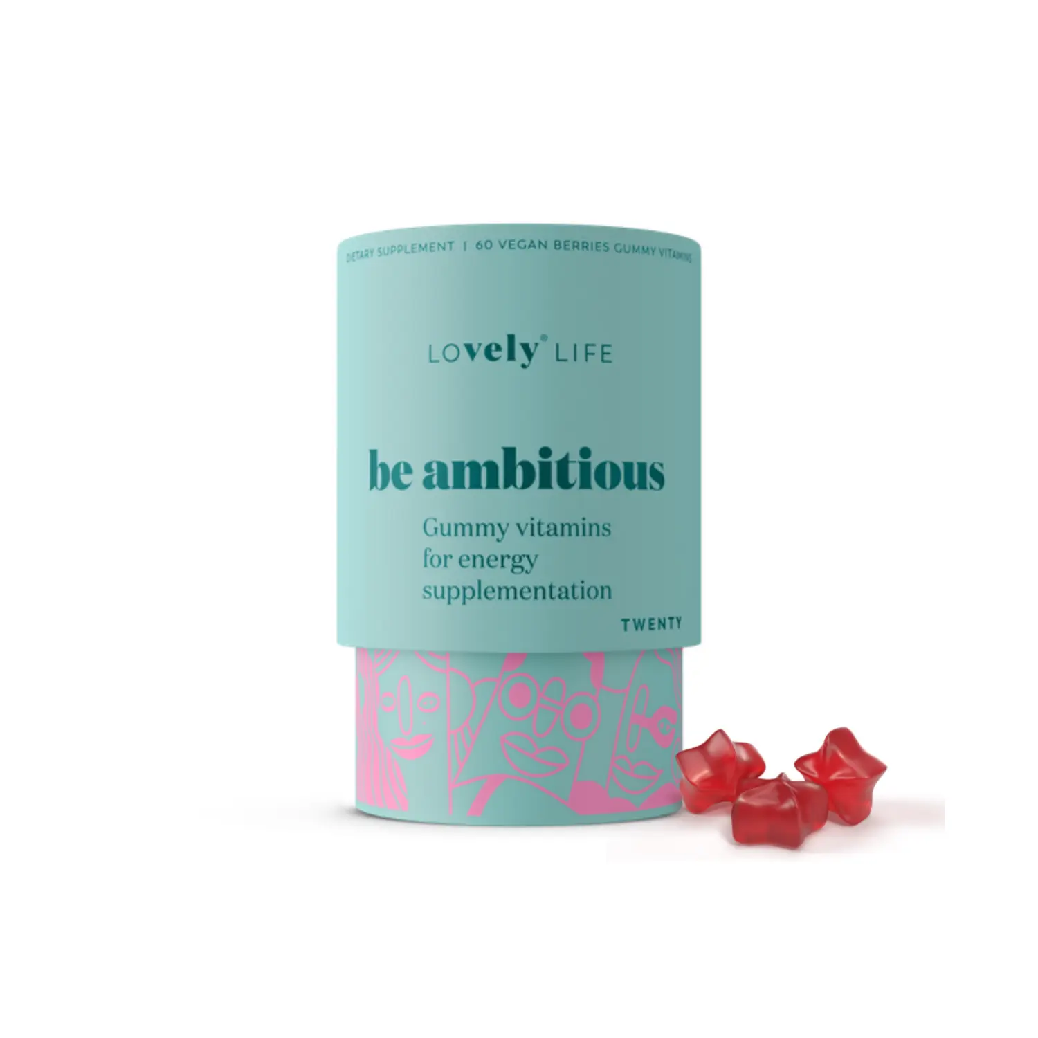 

20+ желейных витаминов Vely Twenty, 150 гр