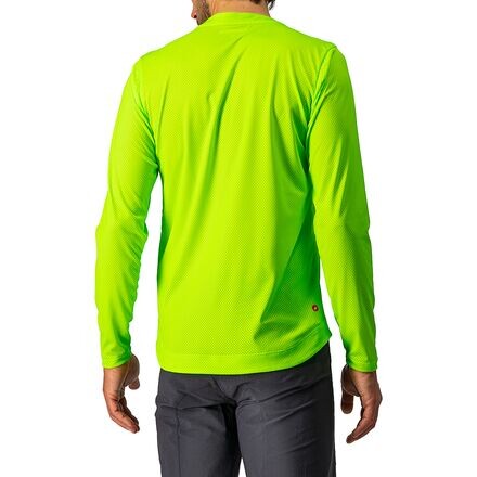 

Футболка с длинными рукавами Trail Tech мужская Castelli, цвет Electric Lime/Dark Lime