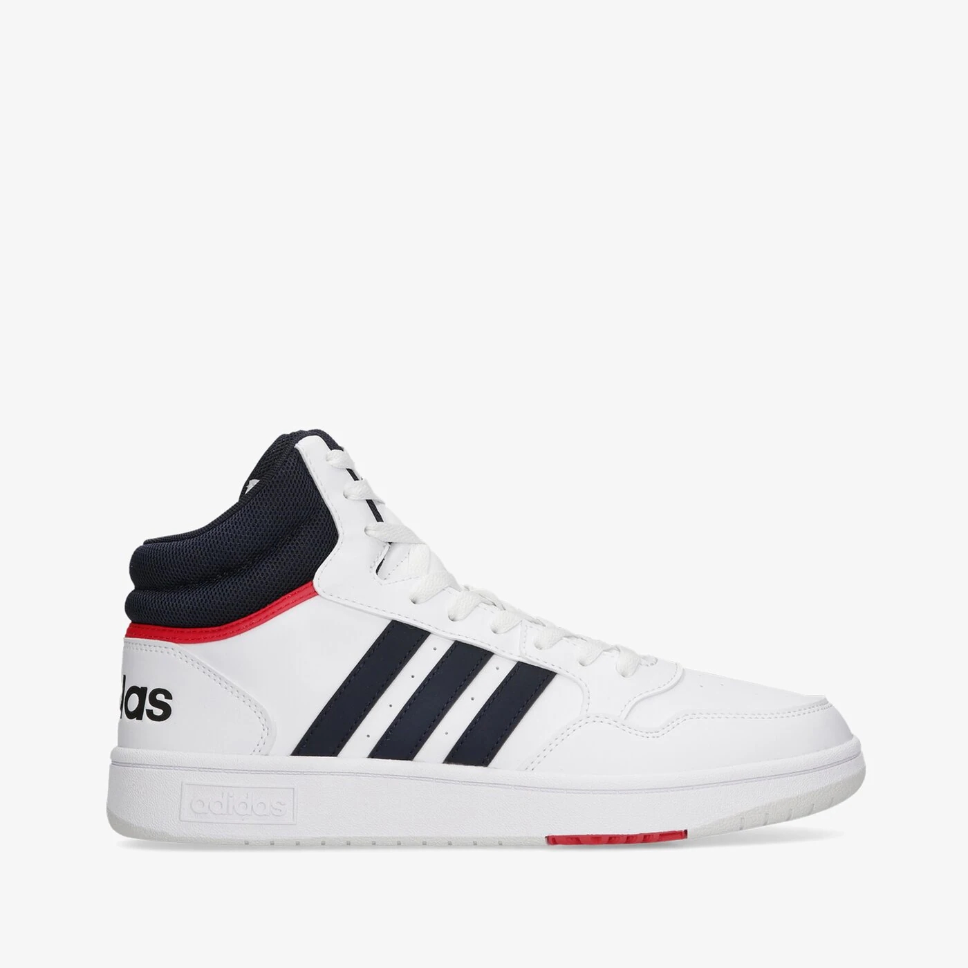 цена Кроссовки высокие Adidas Hoops 3.0, белый