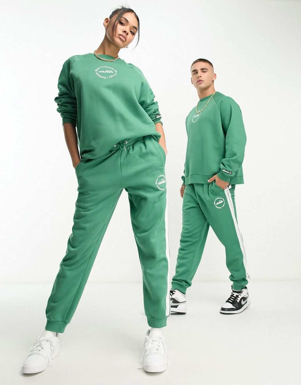 

Зеленые джоггеры унисекс Ellesse Community Club