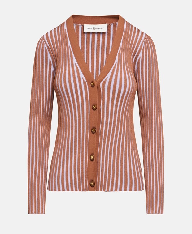

Кардиган Tory Burch, сирень