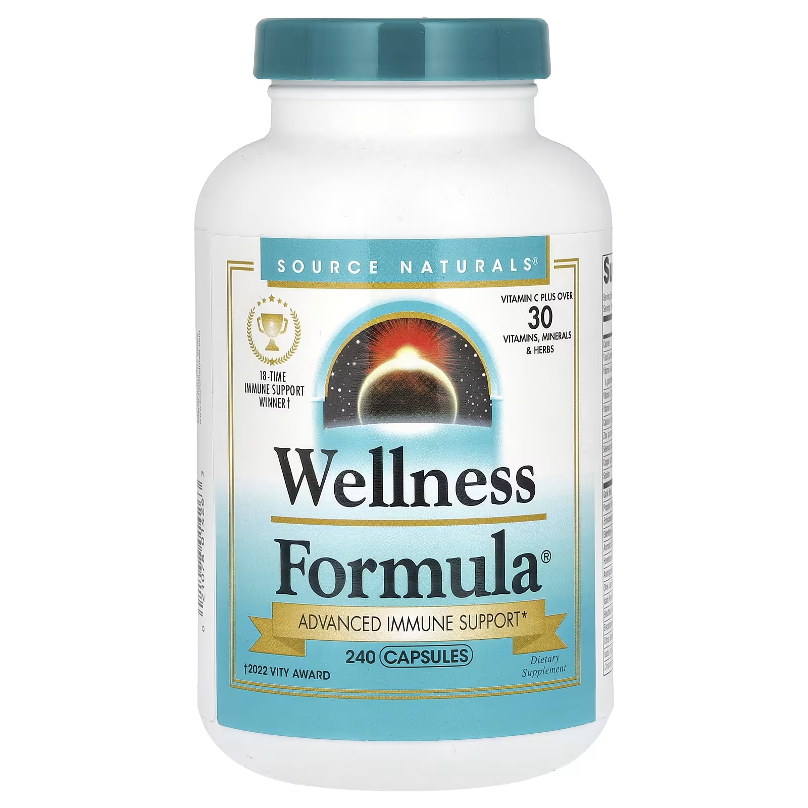 Source Naturals Wellness Formula Advanced Immune Support 240 капсул source naturals wellness d mmunity bio aligned vitamin d immune formula 60 vegetarian capsules