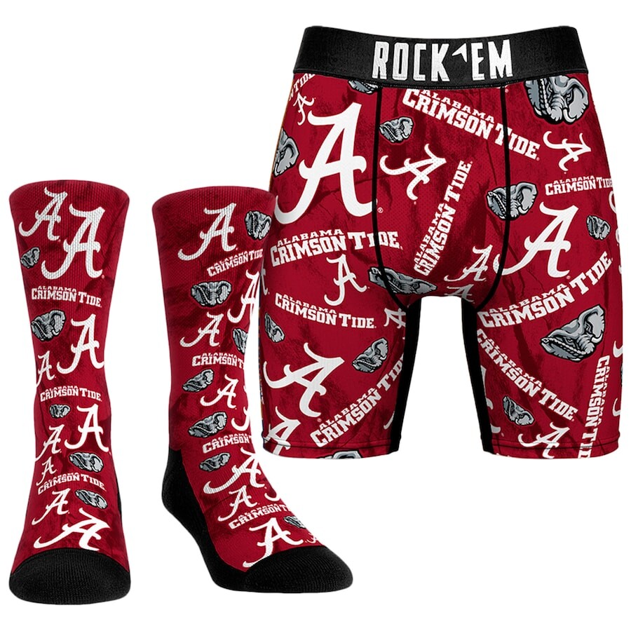 

Носки Rock Em Socks Alabama Crimson Tide