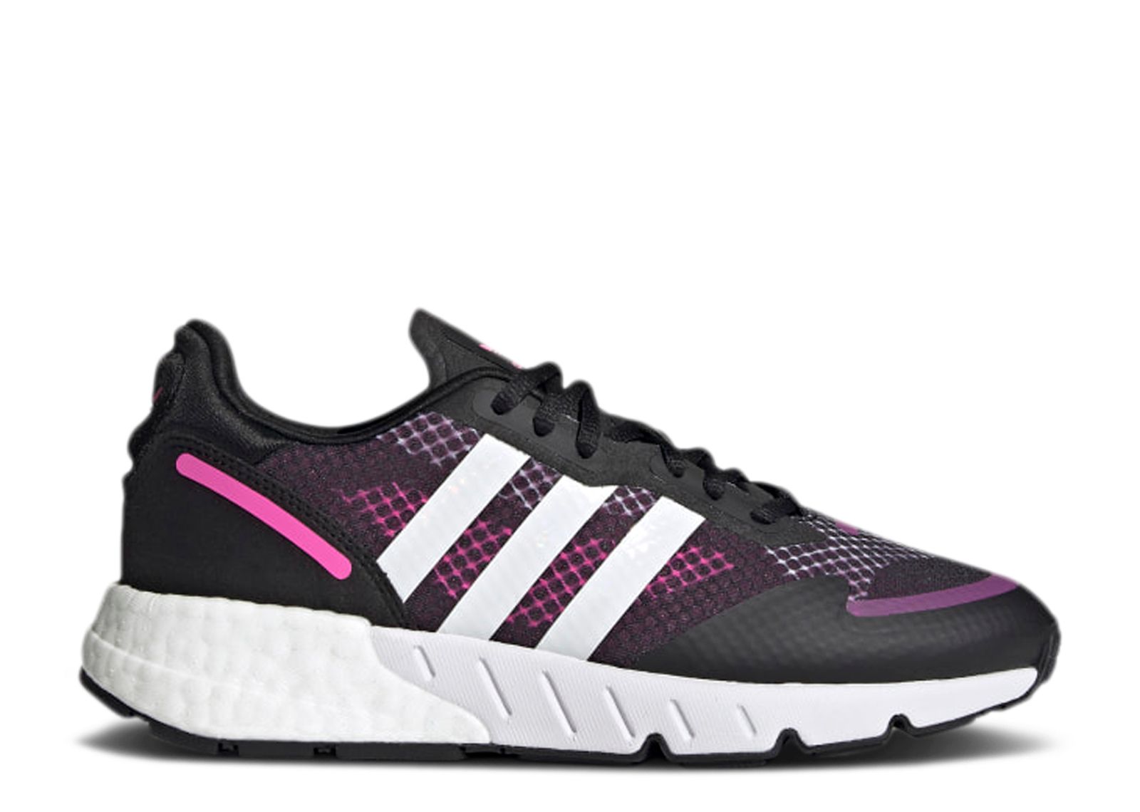 Кроссовки adidas Wmns Zx 1K Boost 'Black Screaming Pink', черный кроссовки adidas wmns zx 1k boost clear pink розовый