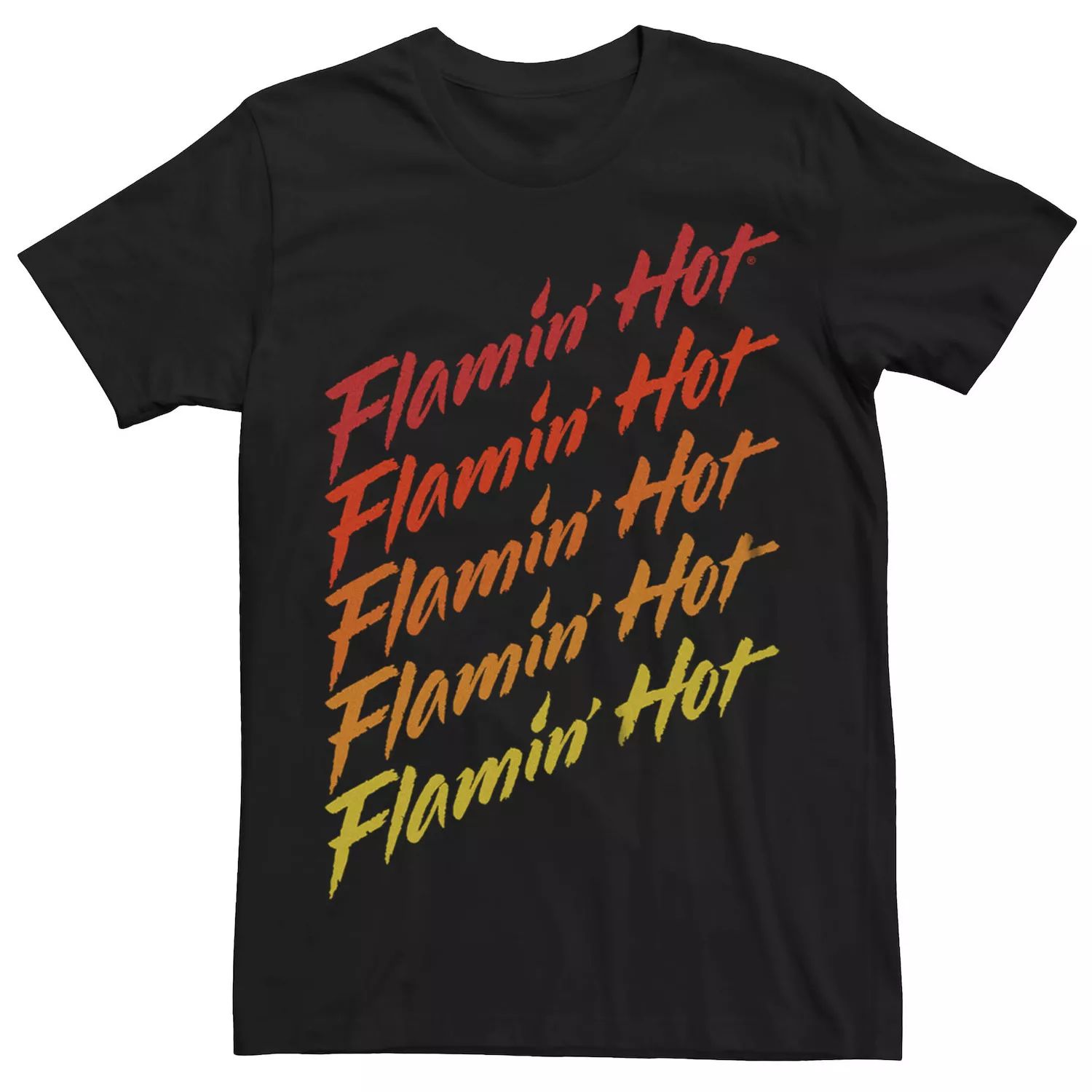 Мужская футболка Cheetos Flamin Hot Color с градиентом Licensed Character