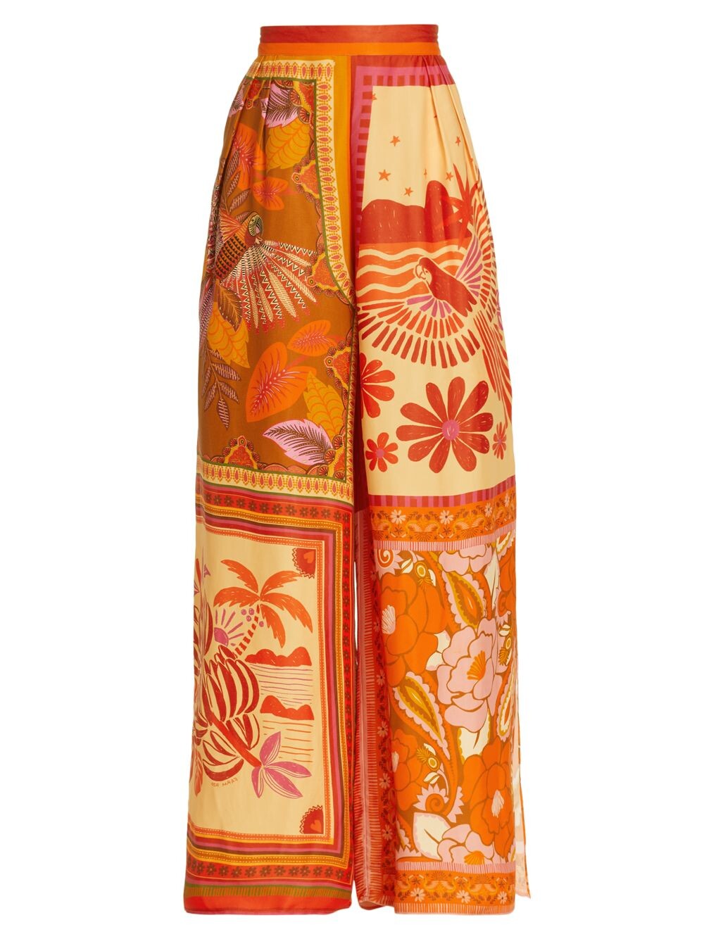 

Широкие брюки Forest Mixed Scarf Farm Rio
