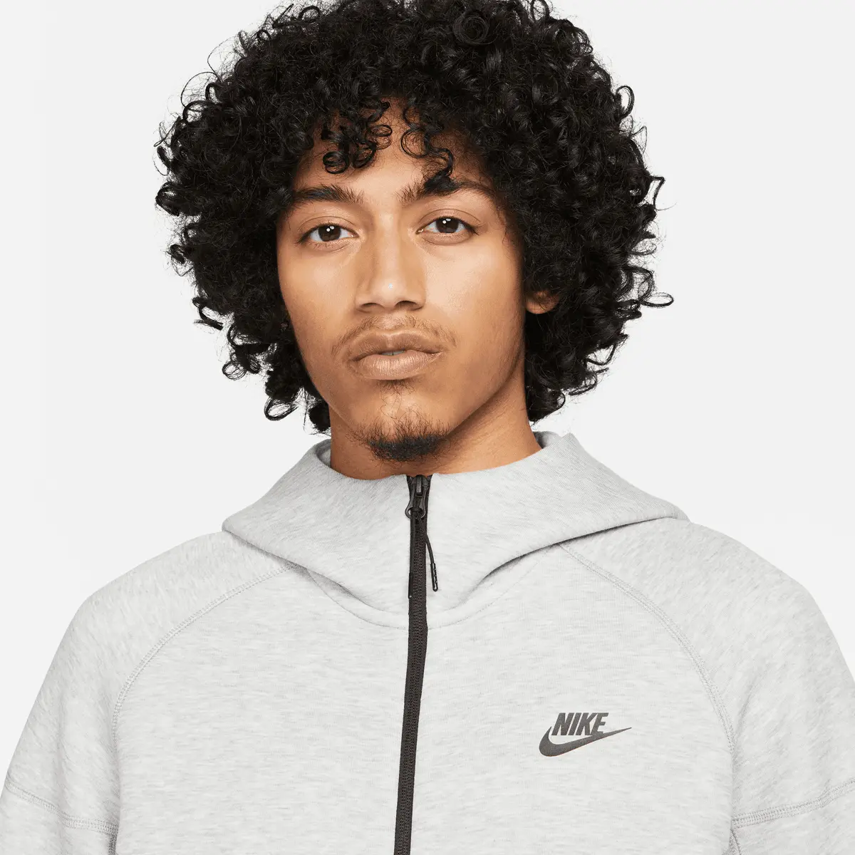 

Куртка Nike Sportswear Tech Fleece Windrunner Full-Zip Hoodie, серый/серый