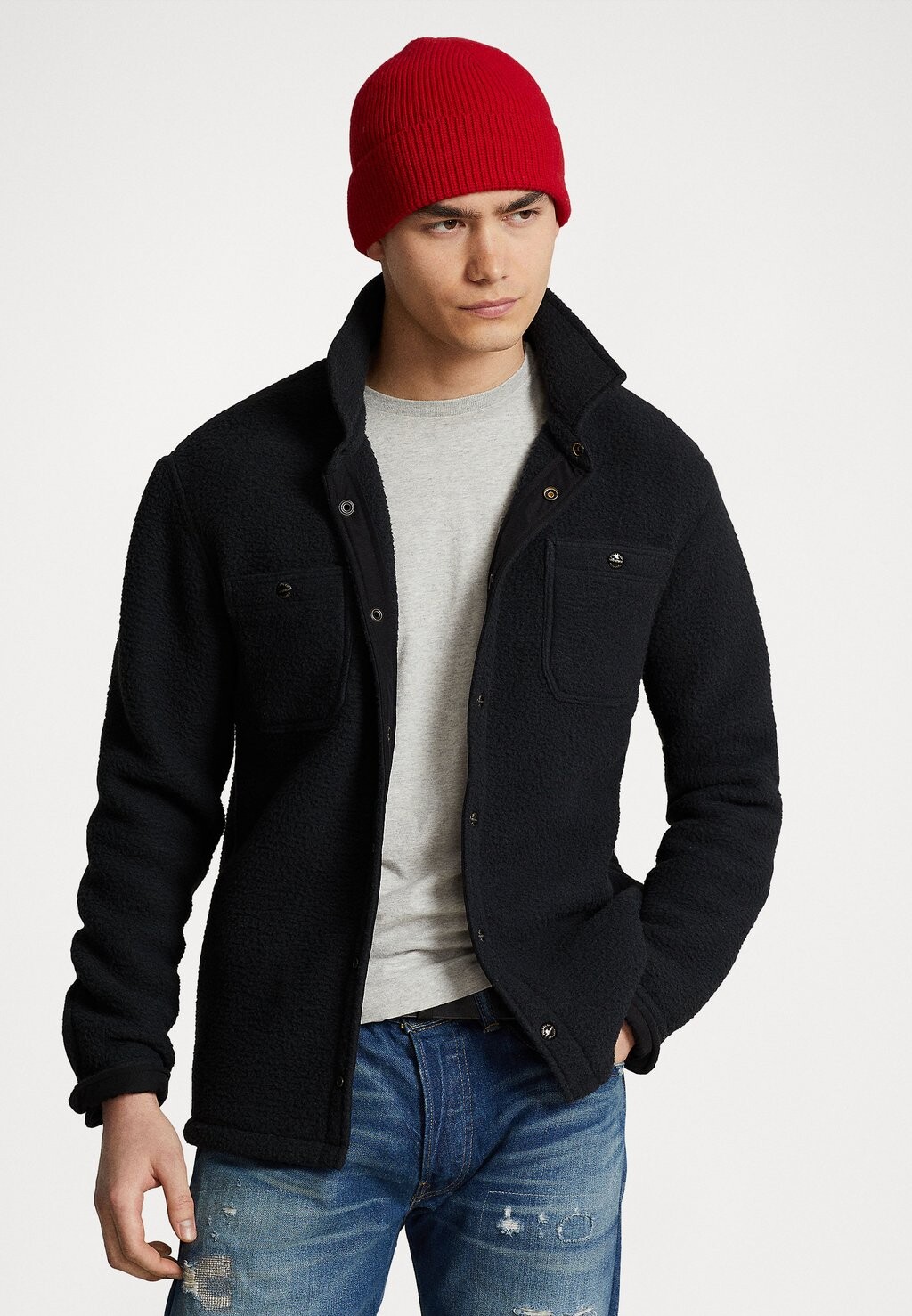 

Флисовая куртка Polo Ralph Lauren LONG SLEEVE SPORT, черный