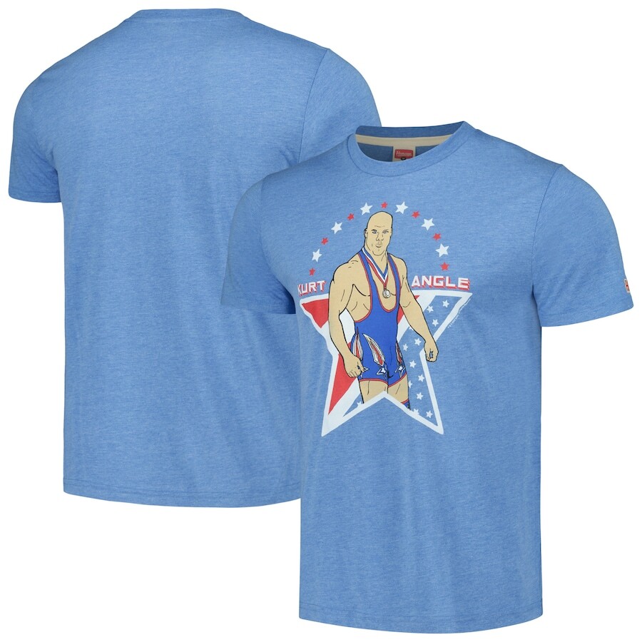 

Футболка с коротким рукавом Homage Kurt Angle, синий