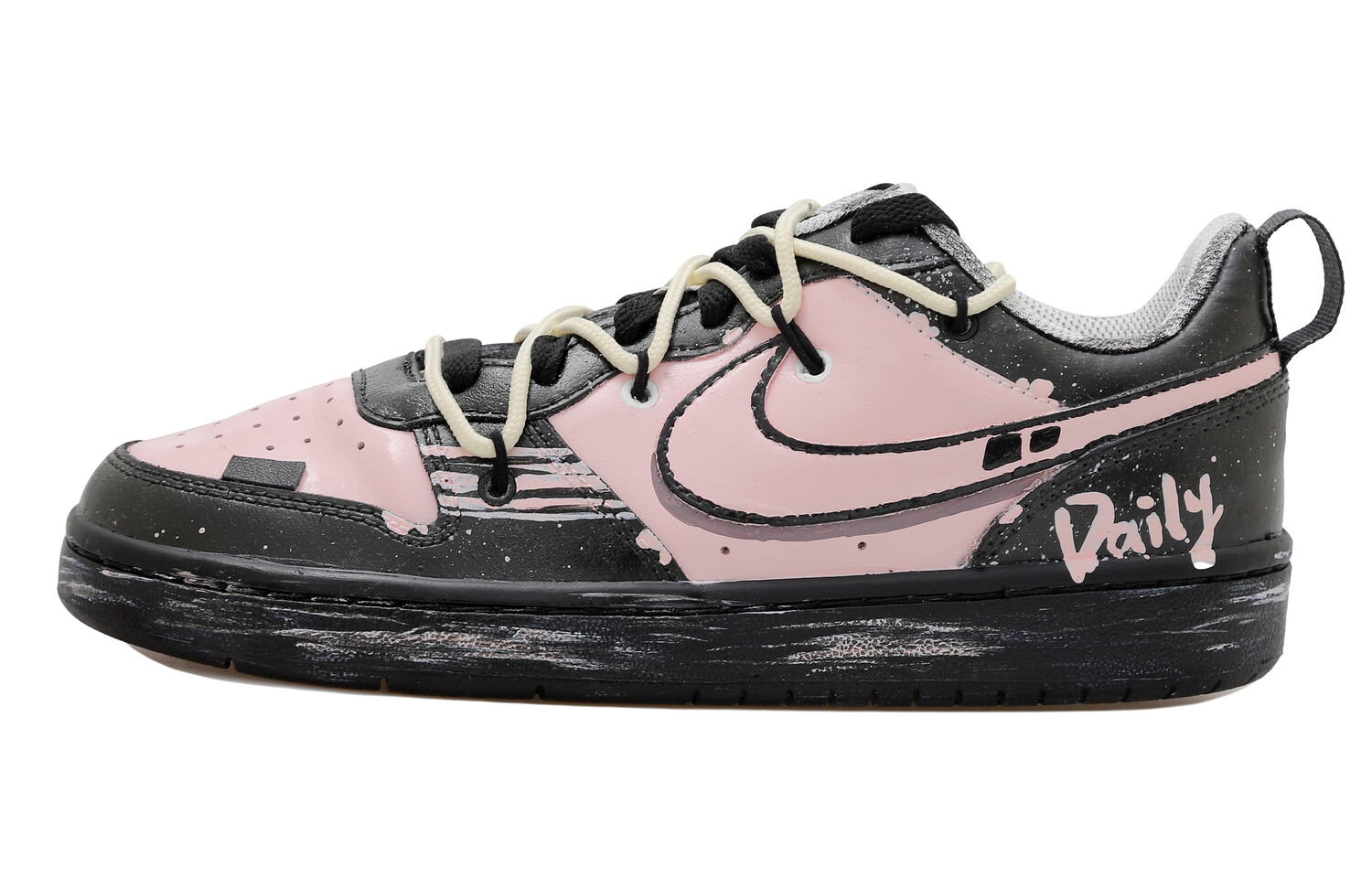 

Кроссовки Nike Skateboarding Shoes Women's Low-top Black/pink, белый
