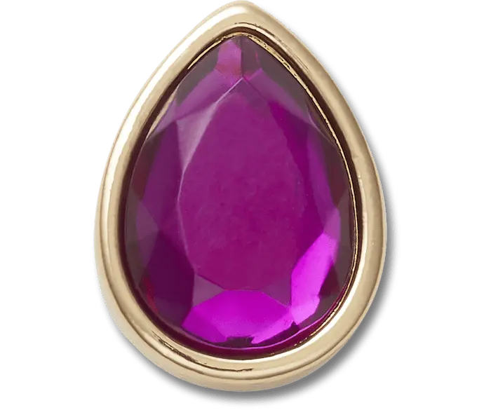 

Джиббитсы Purple Tear Drop Gem Crocs