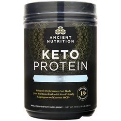 Ancient Nutrition Кето-протеин Ваниль 538,9 грамма протеиновый шоколад ancient nutrition 1008 г