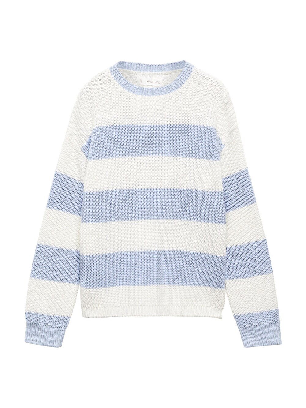 

Свитер MANGO KIDS MANON, светло-синий