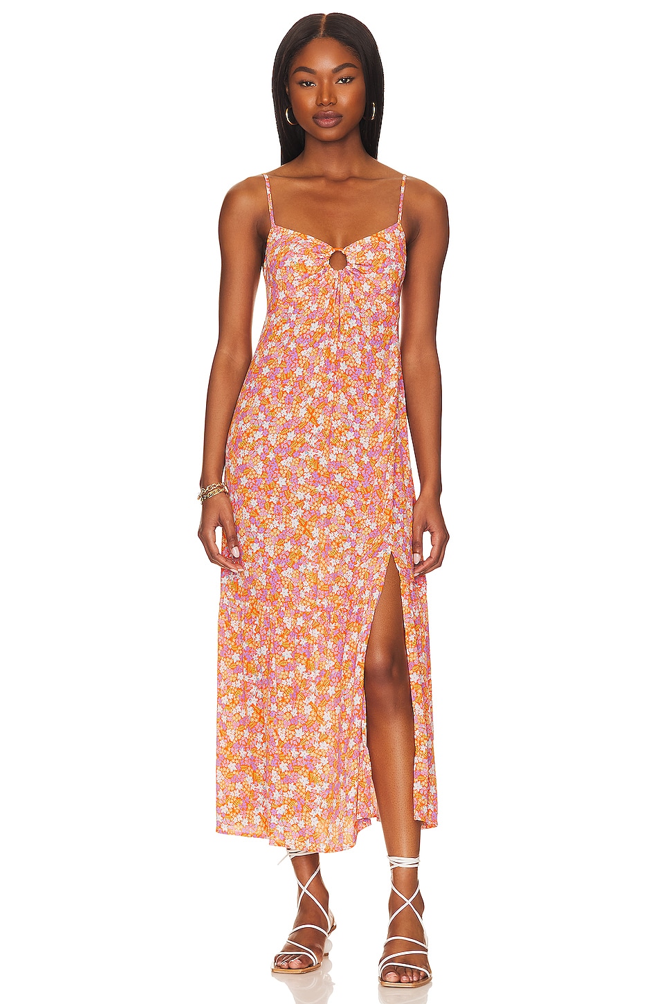 цена Платье Steve Madden Shayne, цвет Orange Blossom